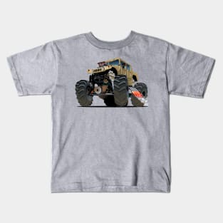 Cartoon monster truck Kids T-Shirt